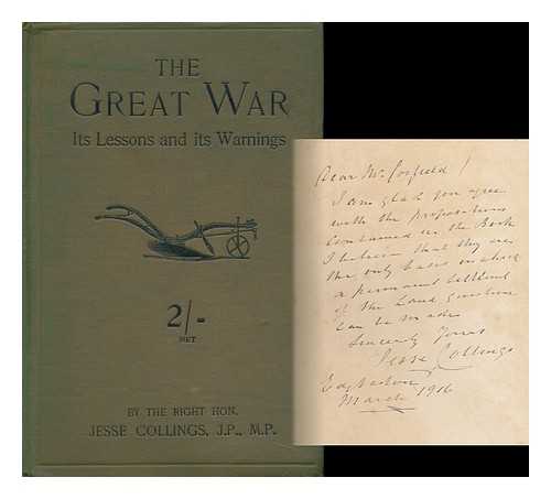 Collings, Jesse (1831-1920) - The Great War, its Lessons and its Warnings