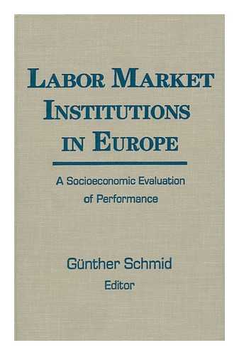 SCHMID, GUNTHER (ED. ) - Labor Market Institutions in Europe : a Socioeconomic Evaluation of Performance / Gunther Schmid, Editor