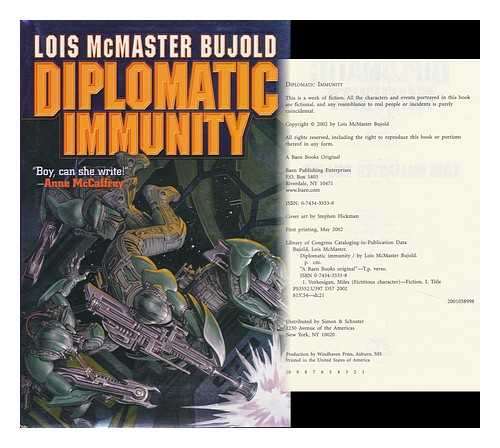 BUJOLD, LOIS MCMASTER - Diplomatic Immunity / Lois McMaster Bujold