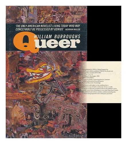 BURROUGHS, WILLIAM S. (WILLIAM SEWARD) - Queer / William S. Burroughs