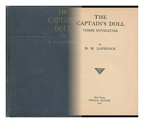 LAWRENCE, D. H. (DAVID HERBERT) (1885-1930) - The Captain's Doll; Three Novelettes, by D. H. Lawrence