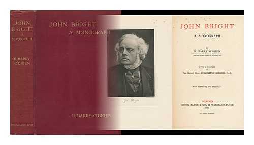 O'BRIEN, R. BARRY - John Bright