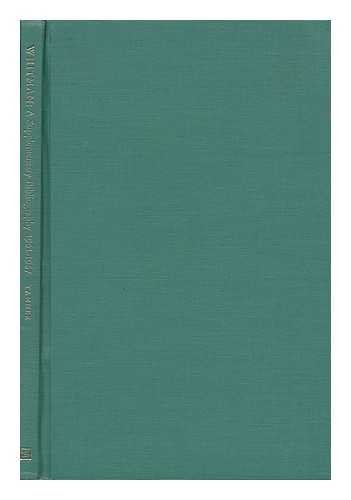 TANNER, JAMES T F. - Walt Whitman : a Supplementary Bibliography: 1961-1967