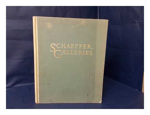 SCHAEFFER GALLERIES (NEW YORK, N. Y. ) - Schaeffer Galleries : Twenty-Fifth Anniversary, 1936-1961