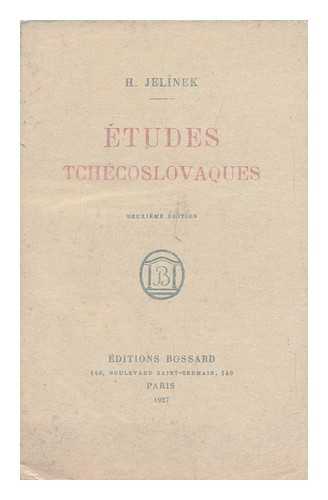 JELINEK, HANUS - Etudes Tchecoslovaques