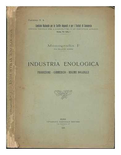 COMITATO NAZIONALE PER LE TARIFFE DOGNALI E PER TRATTATI DI COMMERCIO - Industria Enologica : Produzione - Commercio - Regime Dognale