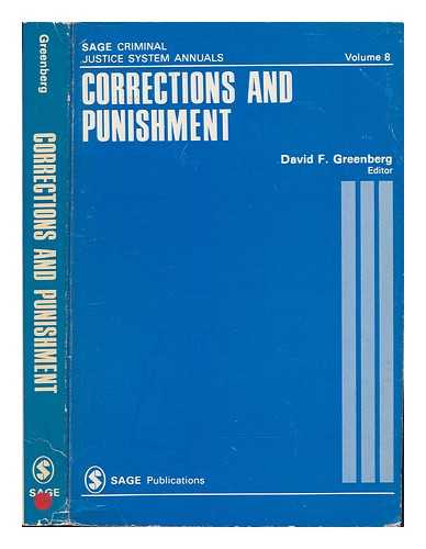 GREENBERG, DAVID F. - Corrections and Punishment / David F. Greenberg