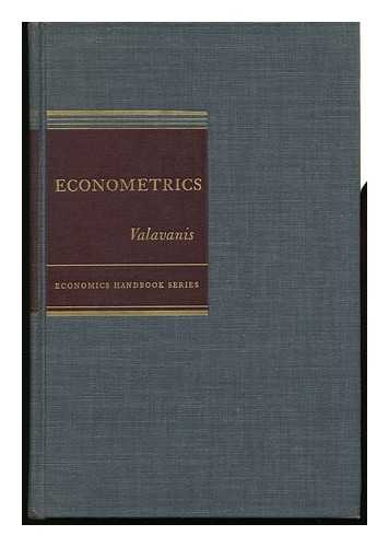 VALAVANIS, STEFAN. ALFRED H. CONRAD (ED. ) - Econometrics; an Introduction to Maximum Likelihood Methods. Edited, from Ms. , by Alfred H. Conrad