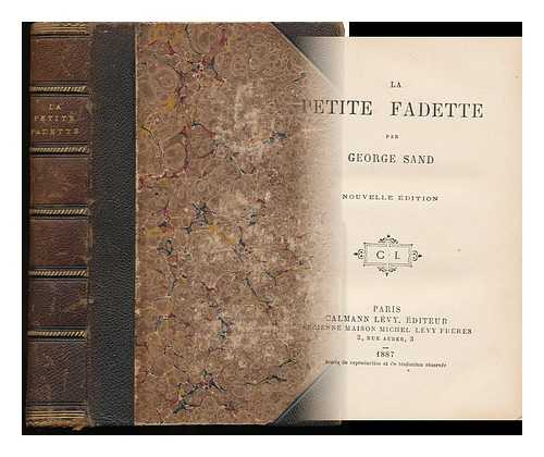 SAND, GEORGE (1804-1876) - La Petite Fadette