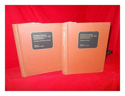 CAIDEN, GERALD E. - International Handbook of the Ombudsman [Complete in 2 Volumes. Volume 1; Evolution and Present Function. Volume 2; Country Surveys]