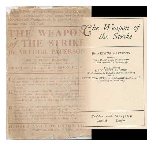 PATERSON, ARTHUR (1862-1928) - The Weapon of the Strike