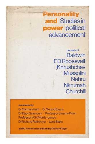 TAYAR, GRAHAM - Personality and Power : Studies in Political Achievement / Edited by Graham Tayar