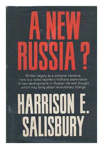 SALISBURY, HARRISON E. (HARRISON EVANS) - A New Russia?