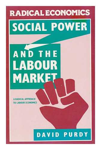 PURDY, DAVID - Social Power and the Labour Market : a Radical Approach to Labour Economics / David Purdy