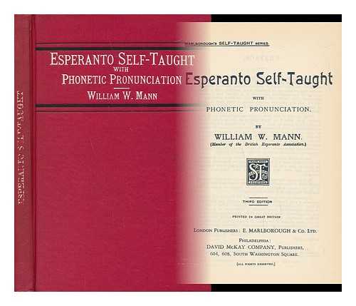 MANN, WILLIAM W. - Esperanto Self-Taught