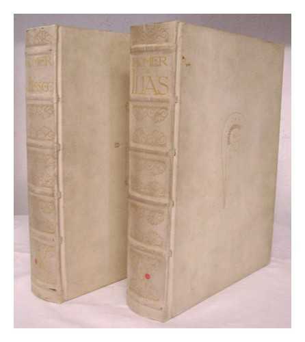 HOMER ; HOFMANN, LUDWIG VON (1861-1945), [ILLUS] - Ilias & Odyssee - [Iliad and the Odyssey. German ] - [Complete in 2 Uniform Volumes]. Translation by J. H Voss