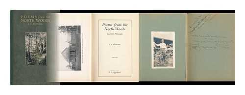 HAYWARD, ENOS FRANKLIN (1866-1927) - Poems from the North Woods : Log Cabin Philosophy