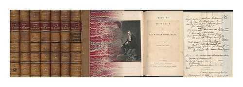 LOCKHART, JOHN GIBSON (1794-1854) - Memoirs of the Life of Sir Walter Scott, Bart. ... - [Complete in 7 Volumes]