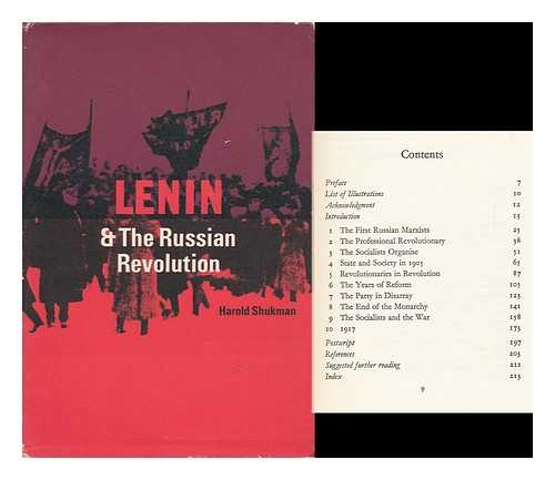 SHUKMAN, HAROLD - Lenin and the Russian Revolution