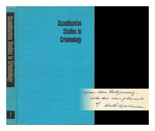SCANDINAVIAN RESEARCH COUNCIL FOR CRIMINOLOGY - Scandinavian Studies in Criminology ; Volume 1
