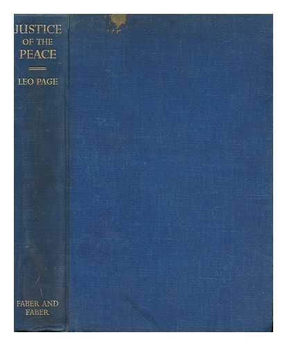 PAGE, LEO (1890-1951) - Justice of the Peace