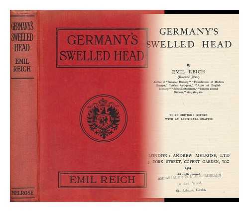 REICH, EMIL (1854-1910) - Germany's Swelled Head, by Emil Reich