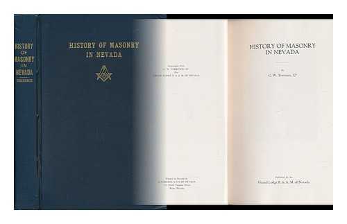 TORRENCE, C. W. - History of Masonry in Nevada