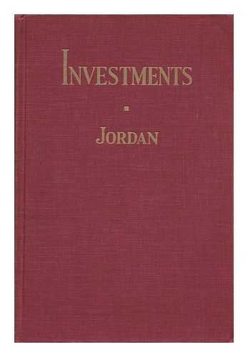 JORDAN, DAVID F. - Jordan on Investments