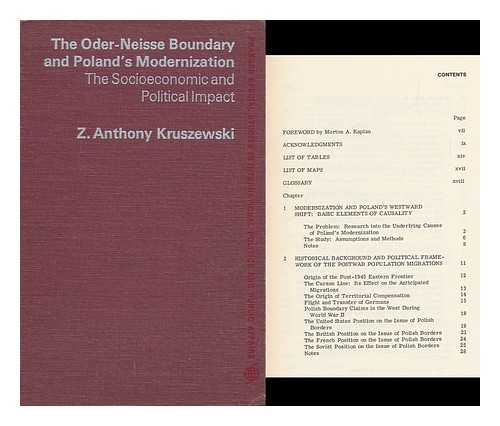 KRUSZEWSKI, Z. ANTHONY - The Oder-Neisse Boundary and Poland's Modernization : the Socioeconomic and Political Impact