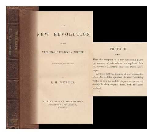 PATTERSON, R. H. (ROBERT HOGARTH)  (1821-1886) - The New Revolution