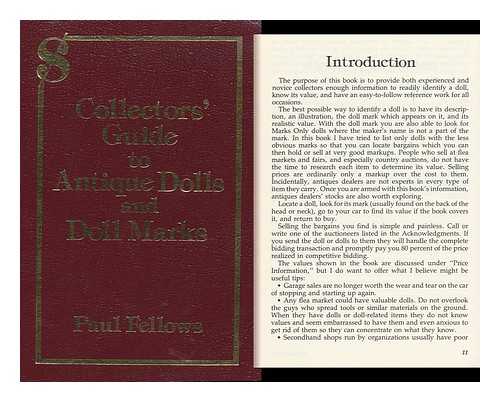 FELLOWS, PAUL - Collectors' Guide to Antique Dolls and Doll Marks / Paul Fellows