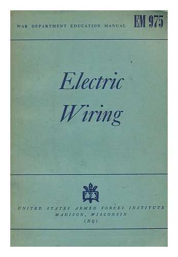 SCHUHLER, ALBERT AUGUST - Electric Wiring