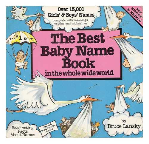LANSKY, BRUCE - The Best Baby Name Book in the Whole Wide World