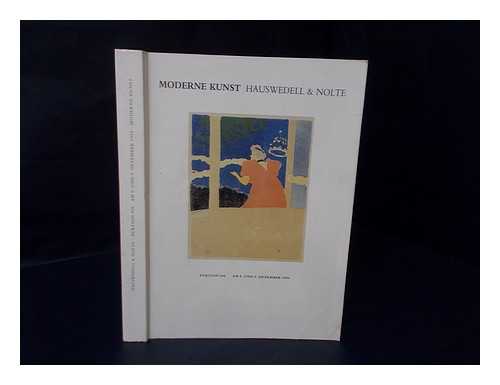 HAUSWEDELL. NOLTE - Moderne Kunst. Auktion 308 Am 8. Und 9. Dezember 1994