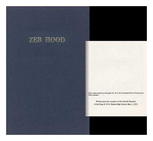 Tinker, Harold L. - Zeb Hood (Keepsake of the Columbiad Club)