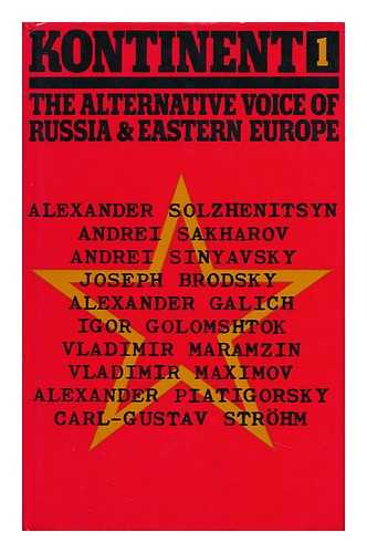 MAXIMOV, VLADIMIR E. - Kontinent 1 : the Alternative Voice of Russia and Eastern Europe