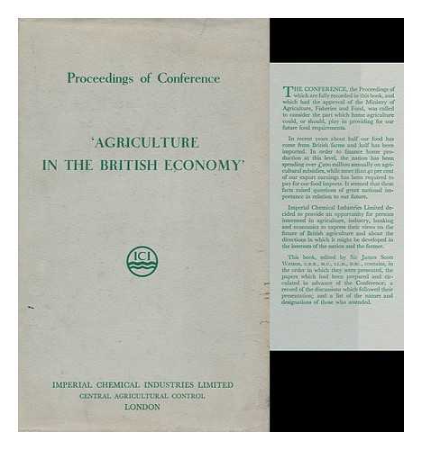 IMPERIAL CHEMICAL INDUSTRIES, LTD. - Agriculture in the British Economy