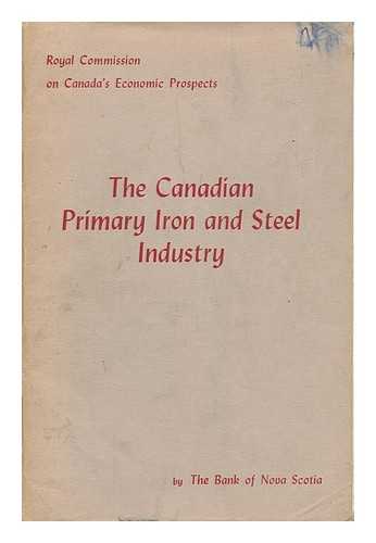 MORGAN, LUCY I. - The Canadian Primary Iron and Steel Industry