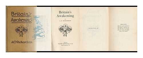 RICHARDSON, ARTHUR OSMOND - Britain's Awakening