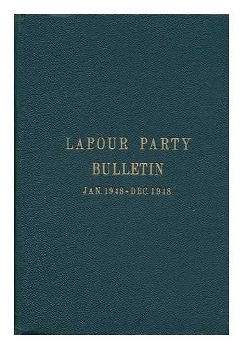 LABOUR PARTY - London : Labour Party : Index January-December 1948