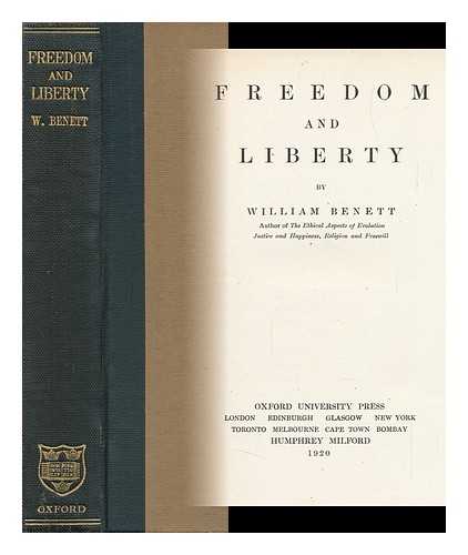 BENETT, WILLIAM - Freedom and Liberty