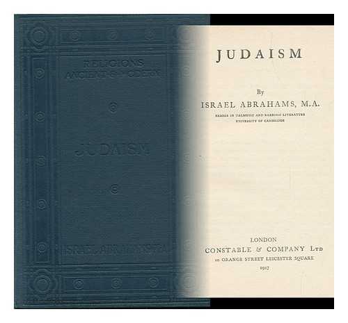 Abrahams, Israel (1858-1925) - Judaism