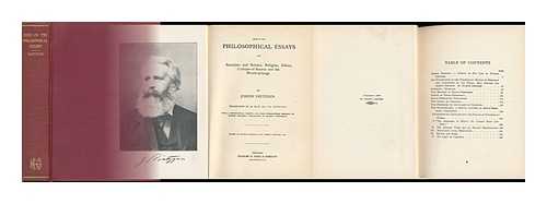 DIETZGEN, JOSEPH (1828-1888). EUGENE DIETZGEN (ED. ). JOSEPH DIETZGEN, JR. (ED. ) - Some of the Philosophical Essays on Socialism and Science, Religion, Ethics, Critique-Of-Reason and the World-At-Large, by Joseph Dietzgen. Tr. by M. Beer and Th. Rothstein, with a Biographical Sketch and Some Introductory Remarks by Eugene Dietzgen... . ..tr. by Ernest Untermann. Ed. by Eugene Dietzgen and Joseph Dietzgen, Jr.