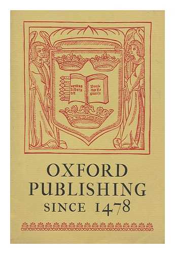 HUDSON, DEREK - Oxford Publishing Since 1478