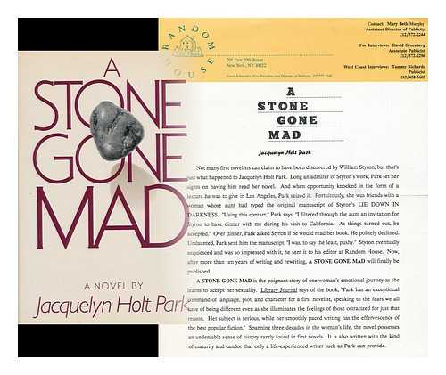 PARK, JACQUELYN HOLT - A Stone Gone Mad