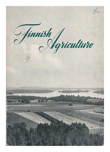 WESTERMARCK, NILS - Finnish Agriculture