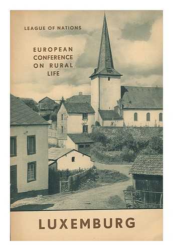 EUROPEAN CONFERENCE ON RURAL LIFE - Luxemburg
