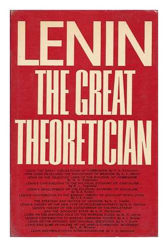 ANONYMOUS - Lenin the Great Theoretician