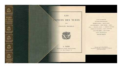 MAURRAS, CHARLES (1868-1952) - Les Princes Des Nuees / Par Charles Maurras