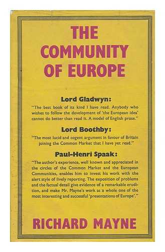 MAYNE, RICHARD (1926-2009) - The Community of Europe